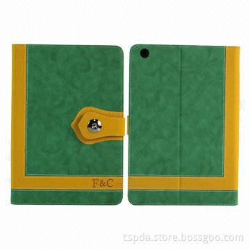 Hot Selling Book Leather Case for iPad Mini, with Credit Card Slot